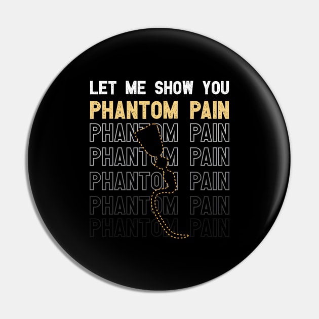 Leg Prosthetic Amptuee and Amputation Awareness Limb Joke Pin by Riffize