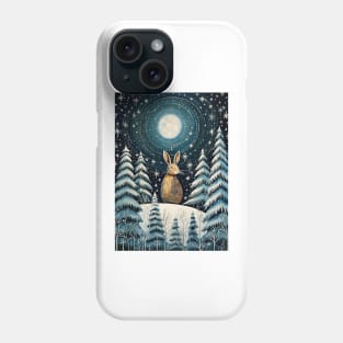 Moonlit Reverie: The Hare's Serenity Phone Case