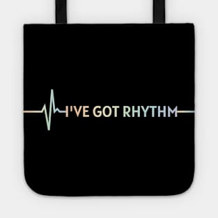 Cardiologists know the rhythm of the heart - rainbow Tote