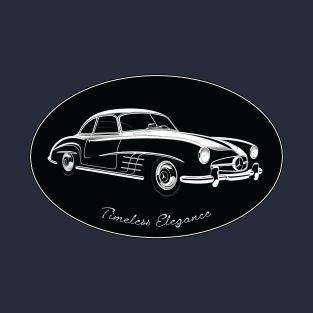 Timeless Elegance Classic Collectable Cars Mercedes Benz 300 SLR T-Shirt