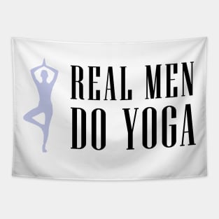 Real Men do Yoga Tapestry