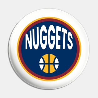 nuggets basketball Pin