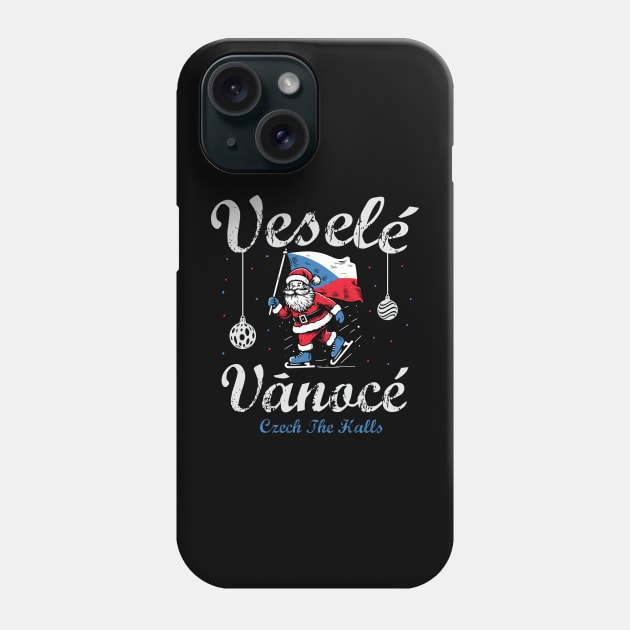 Veselé Vànocé ! Merry Christmas In Czech Phone Case by Depot33