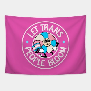Let Trans People Bloom - Trans Rights Tapestry