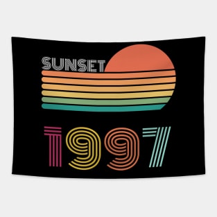 Sunset Retro Vintage 1997 Tapestry