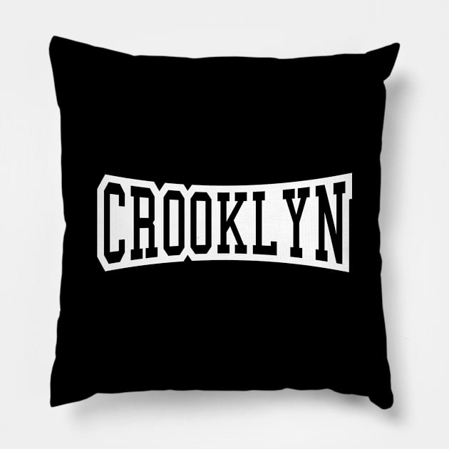 CROOKLYN Pillow by forgottentongues