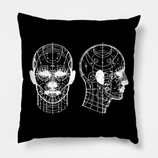 head anatomy Pillow