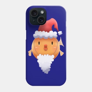 Cute Santa goldfish Phone Case