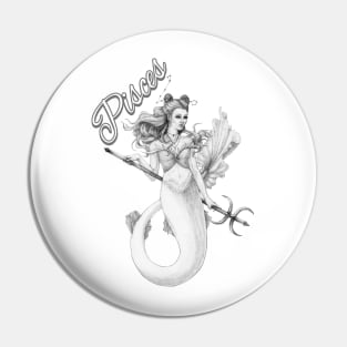 Pisces Goddess Pin