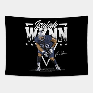 Isaiah Wynn New England Triangle Name Tapestry