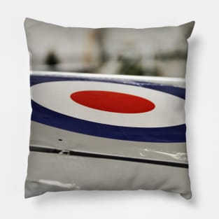 Roundel on the wing of a Spitfire Pillow