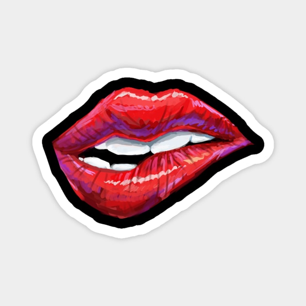 Lips Magnet by PeggyNovak