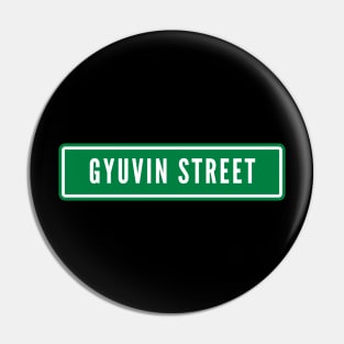 ZEROBASEONE Gyuvin Street Sign Pin