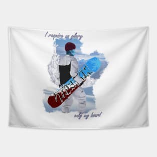 SW MERCH Snowboarder!Thrawn Burgundy V1 Tapestry