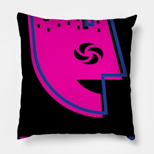 YourArtDude Logo In Pink And Blue Pillow