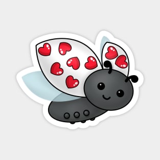 Valentine Ladybug Magnet