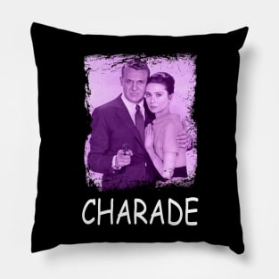 Suspenseful Soirées Charades Vintage Film Couture Threads Tribute Pillow