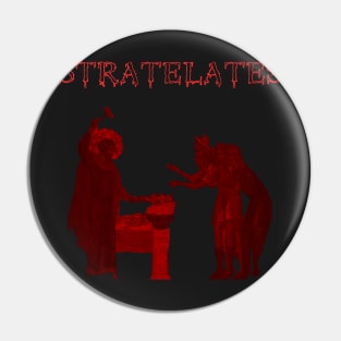 St. Theodore Stratelates Icon Cannibal Corpse Christian parody Pin