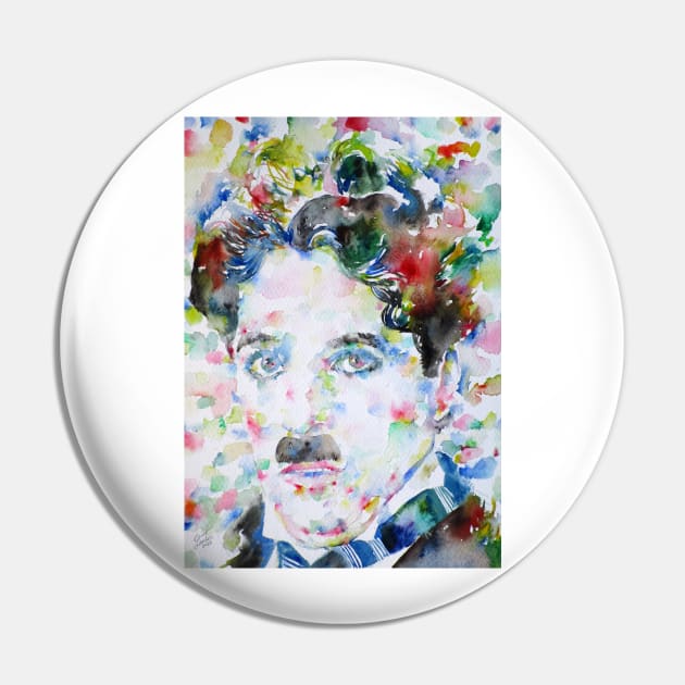 CHARLIE CHAPLIN watercolor portrait .11 Pin by lautir