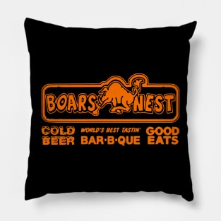 boars nest Pillow