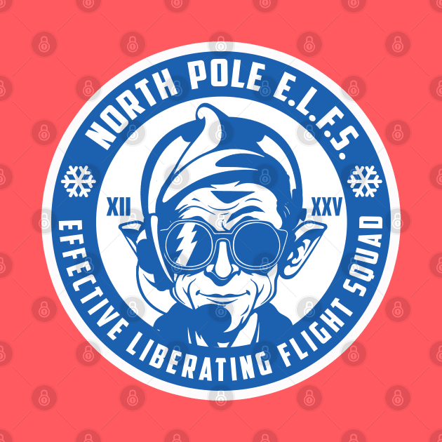 North Pole E.L.F.S. (Blue) by PopCultureShirts