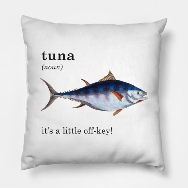 Tuna Pillow by FruitBatClothing