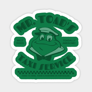 Mr. Toad's Taxi Service Magnet