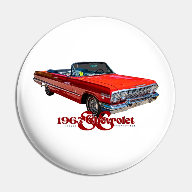 1963 Chevrolet Impala SS Convertible Pin by Gestalt Imagery