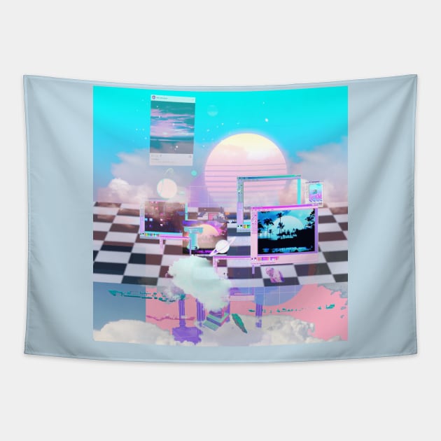 Land of the Edits Tapestry by lofi_retrowave