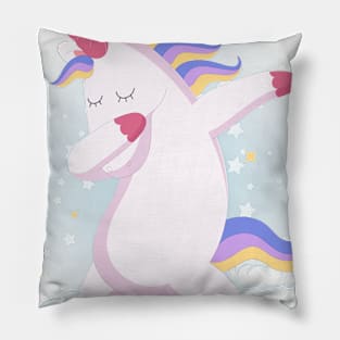 Cute animal doing dabbing Pillow