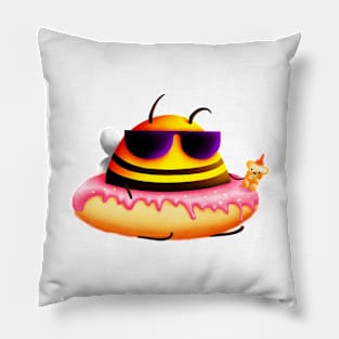 Bees donuts Pillow