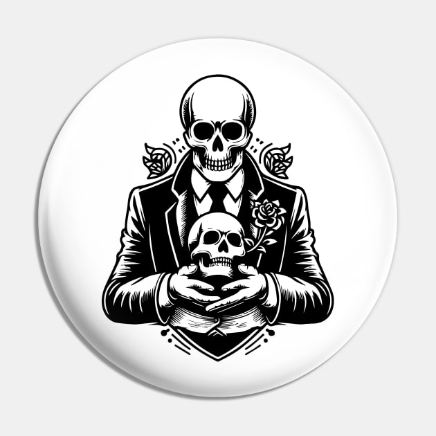 hamlet with skull Pin by lkn