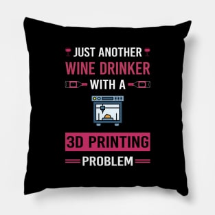 Wine Drinker 3D Printing Printer Pillow