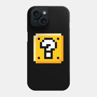 Retro Pixel Art Surprise Block 1980s Gaming Phone Case