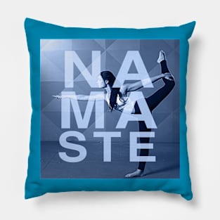 Namaste Yoga Design Pillow