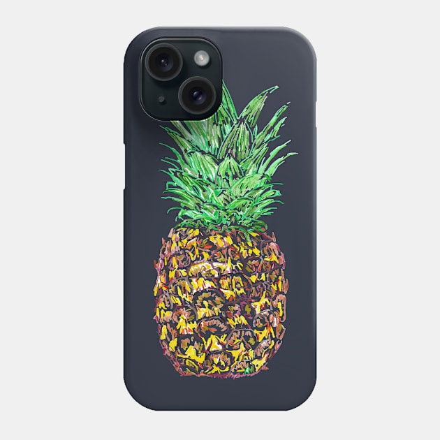 Pineapple Phone Case by Katherine Montalto