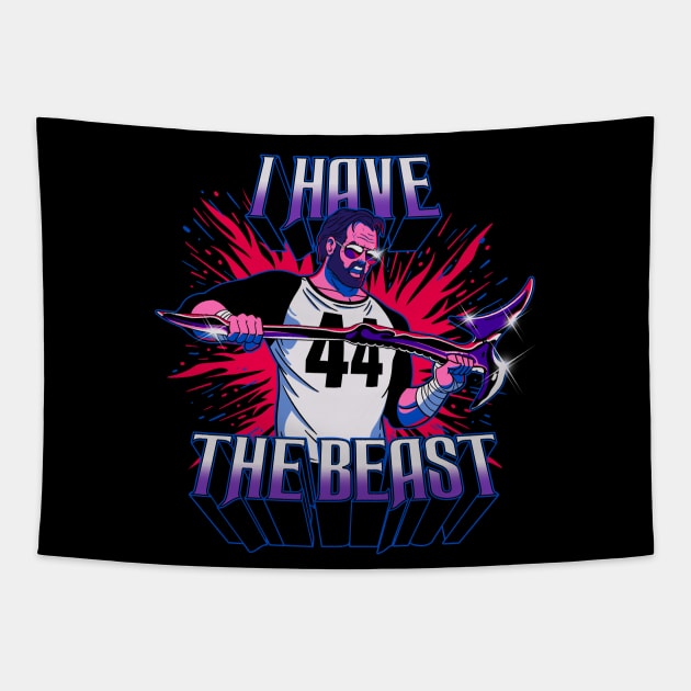 I Have The Beast (Acid) Tapestry by Getsousa