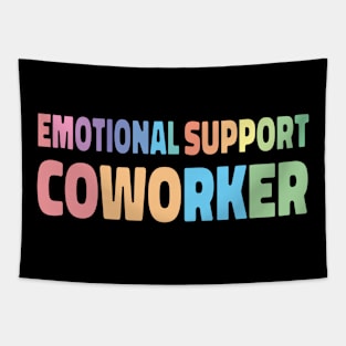 emotional support coworker cool office gift Tapestry