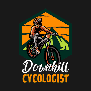 Downhill Cycologist Mountain Bike T-Shirt