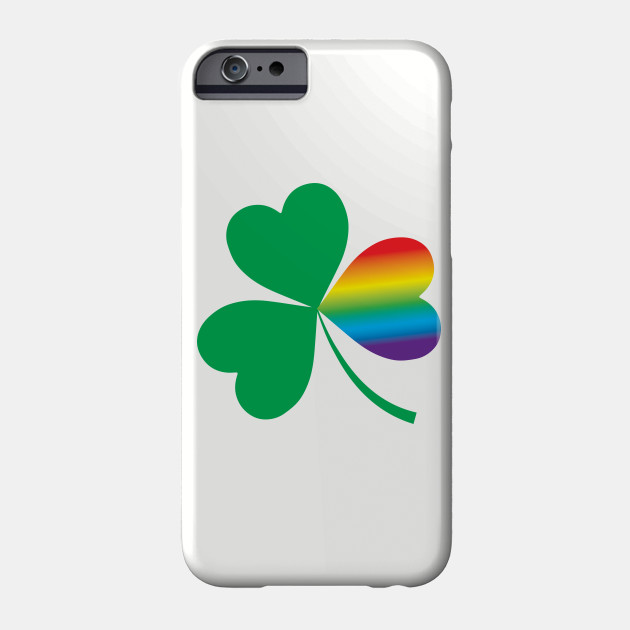 St Patricks Day Shamrock With LGBT Rainbow Twist