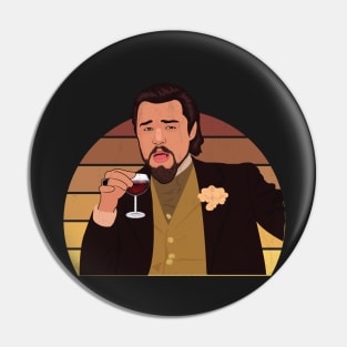 Di Caprio Laughing Meme Pin