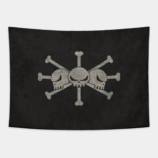 OP 19 - Flag of the Blackbeard Pirates Tapestry by Cleobule