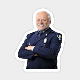 Hide the Pain Harold Police Officer Magnet