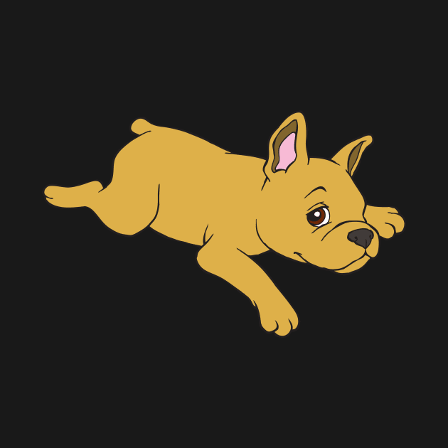 Tired French Bulldog Frenchie by samshirts