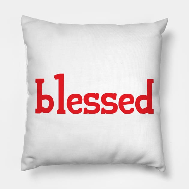 Blessed Pillow by ProjectX23Red