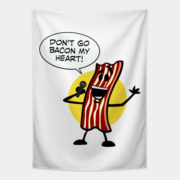 Bacon My Heart Tapestry by DavesTees