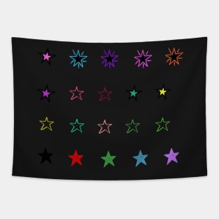 Retro Mini Star Pack Tapestry