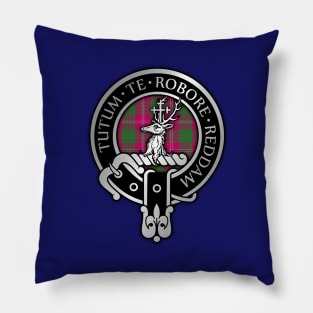 Clan Crawford Crest & Tartan Pillow