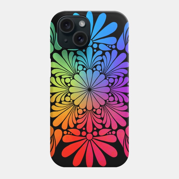 All the Wonderful Colours of the World Mandala Phone Case by Shaseldine