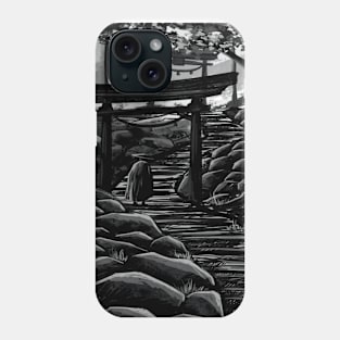 The mountain pathway Phone Case